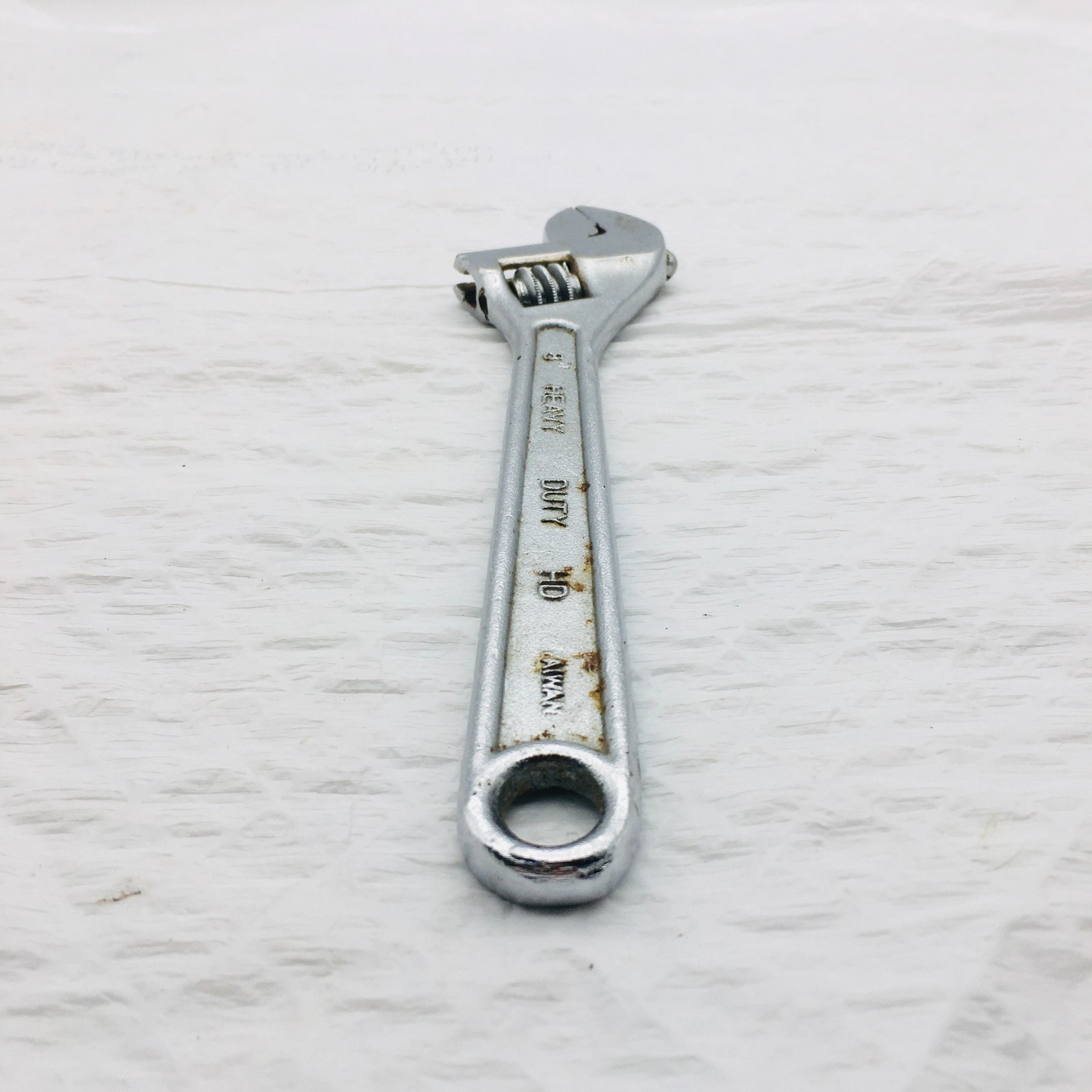 Chrome Vanadium Steel Heavy Duty 8″ Adjustable Wrench Taiwan