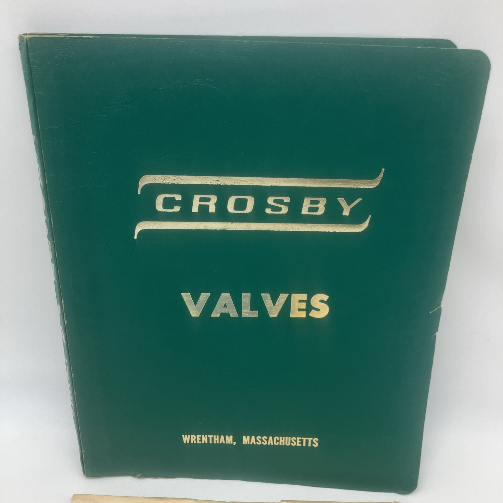 Vtg Crosby Valve & Gage Co Catalog 301 – 1973 W/ Folder & Capacity Calculator