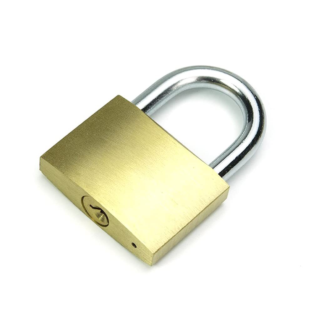 Solid Brass Same Keyed Padlock 25 mm – 12 Pack (Keyed Alike), 25mm-12PACK