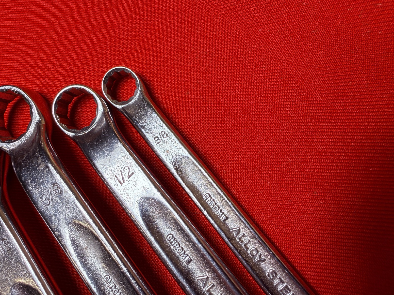 NOS 6 pc Vintage Stahlwille SAE Box End Wrench Set 23 Corona Series 3/8 – 1-1/8″