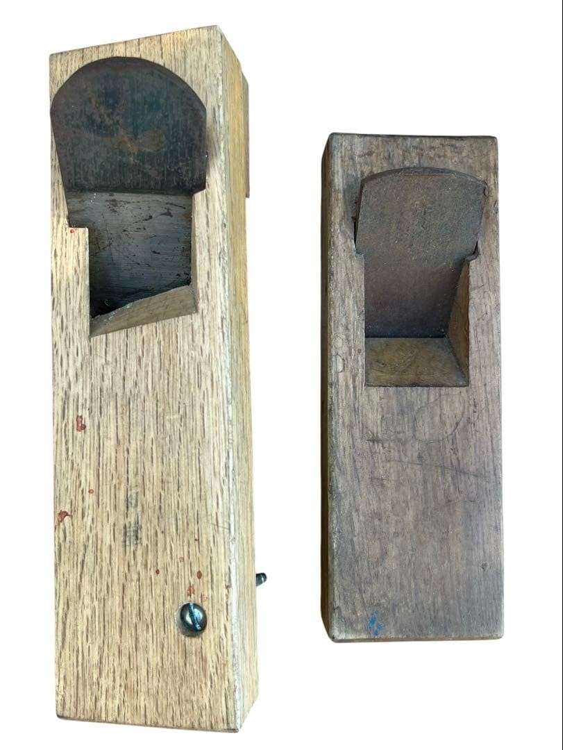 Japanese Kanna Hand Plane Set of 9 Signed Vintage Carpenter Woodworking Tool