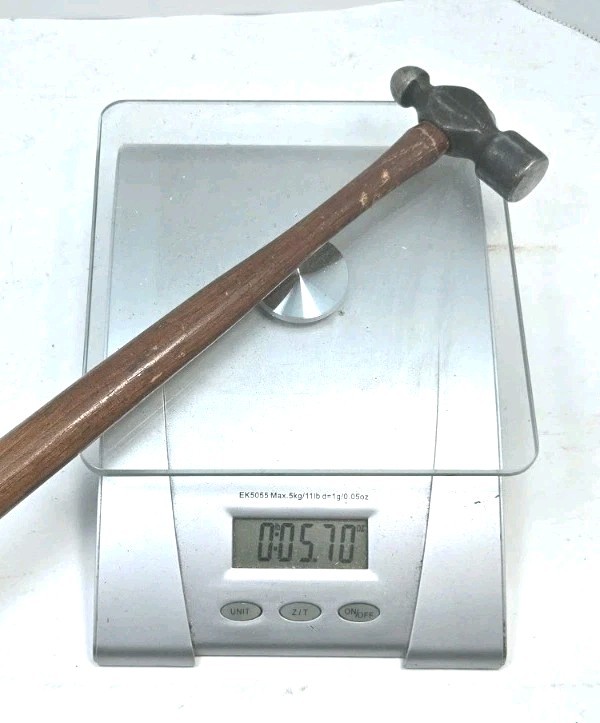 Vintage HELLER 10oz Cross Peen Rock Chipping Hammer & Indestro 4oz Ball Peen 2pc