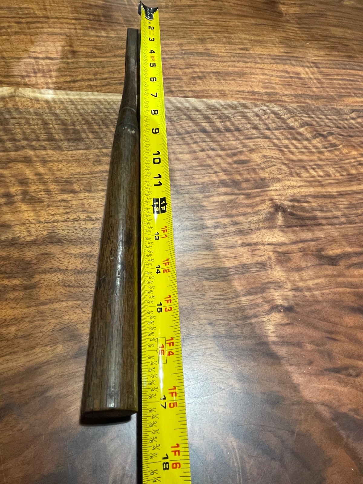 Vintage Japanese Tsuki Nomi Signed Paring Chisel Laminated Blade 17in Handleless