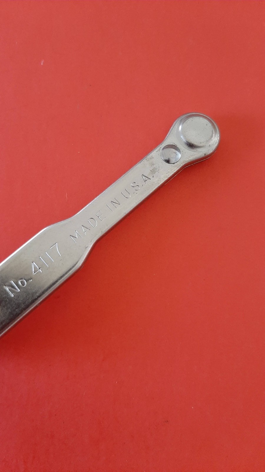 Craftsman USA No. 4117 Ratcheting Reversible Slotted Flat Head Tip Screwdriver