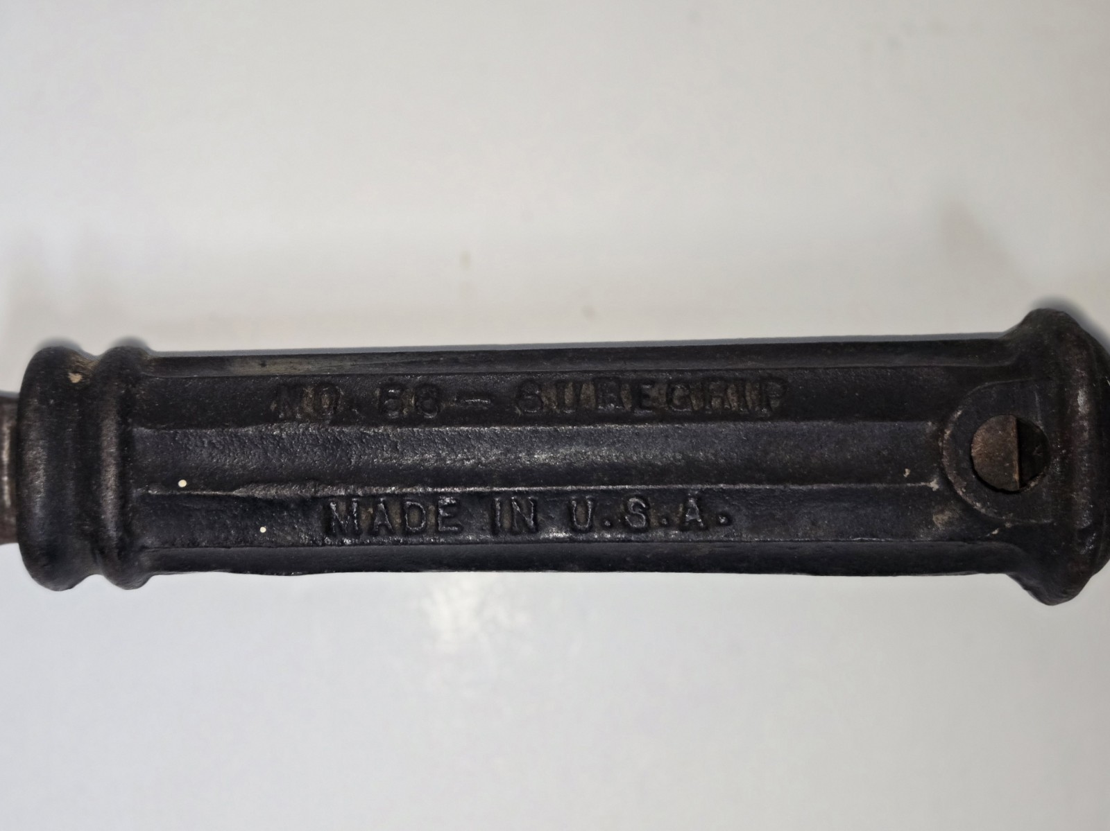 Vintage Bridgeport Hardware Suregrip 56 Nail Puller Slide Hammer Tool