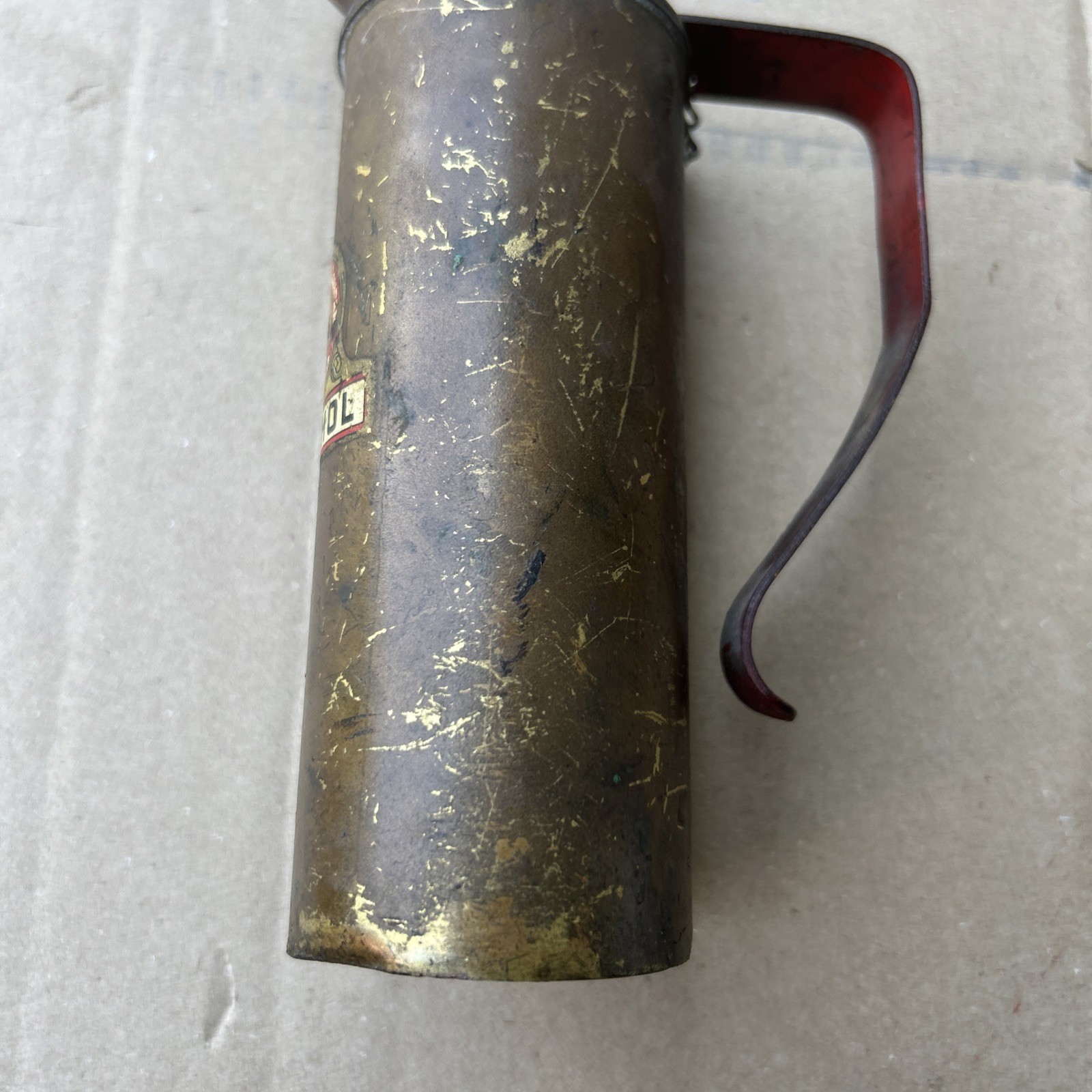 Vintage Brass Alcohol Blow Torch Blowtorch **FREE SHIPPING USA **