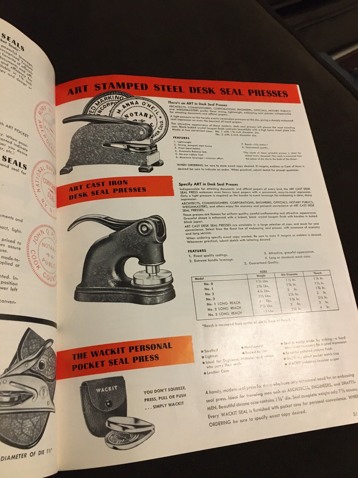Vintage Hiss Stamp Catalog Columbus Ohio Rubber Stamps Seals Dies 74 pages