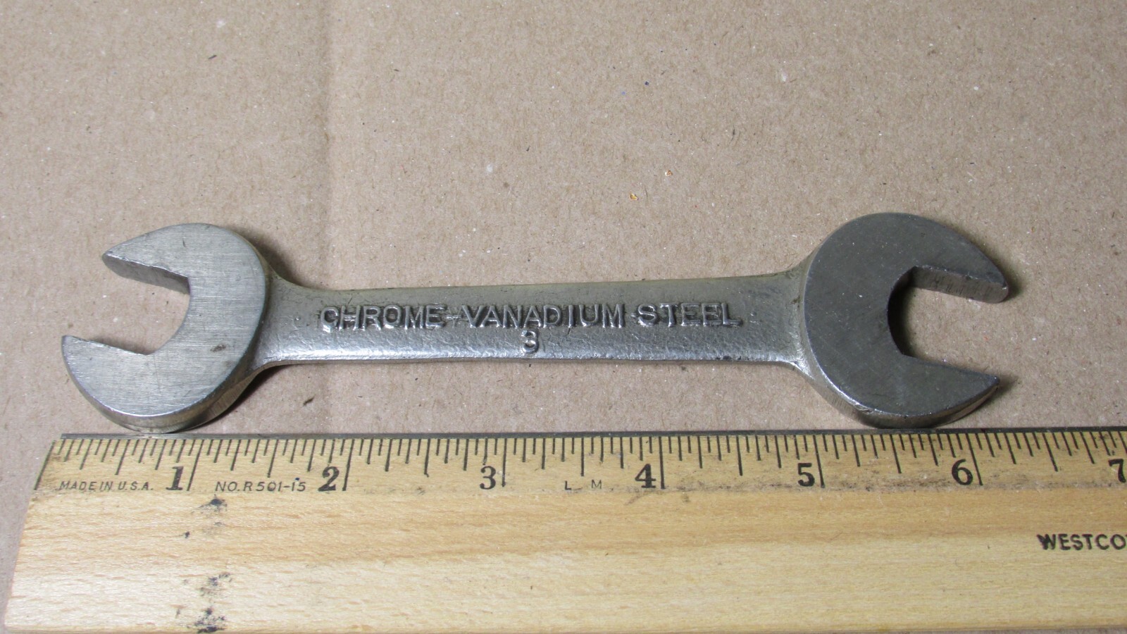 Vintage Hinsdale 5/8″ X 11/16″ Open End Wrench Large Logo