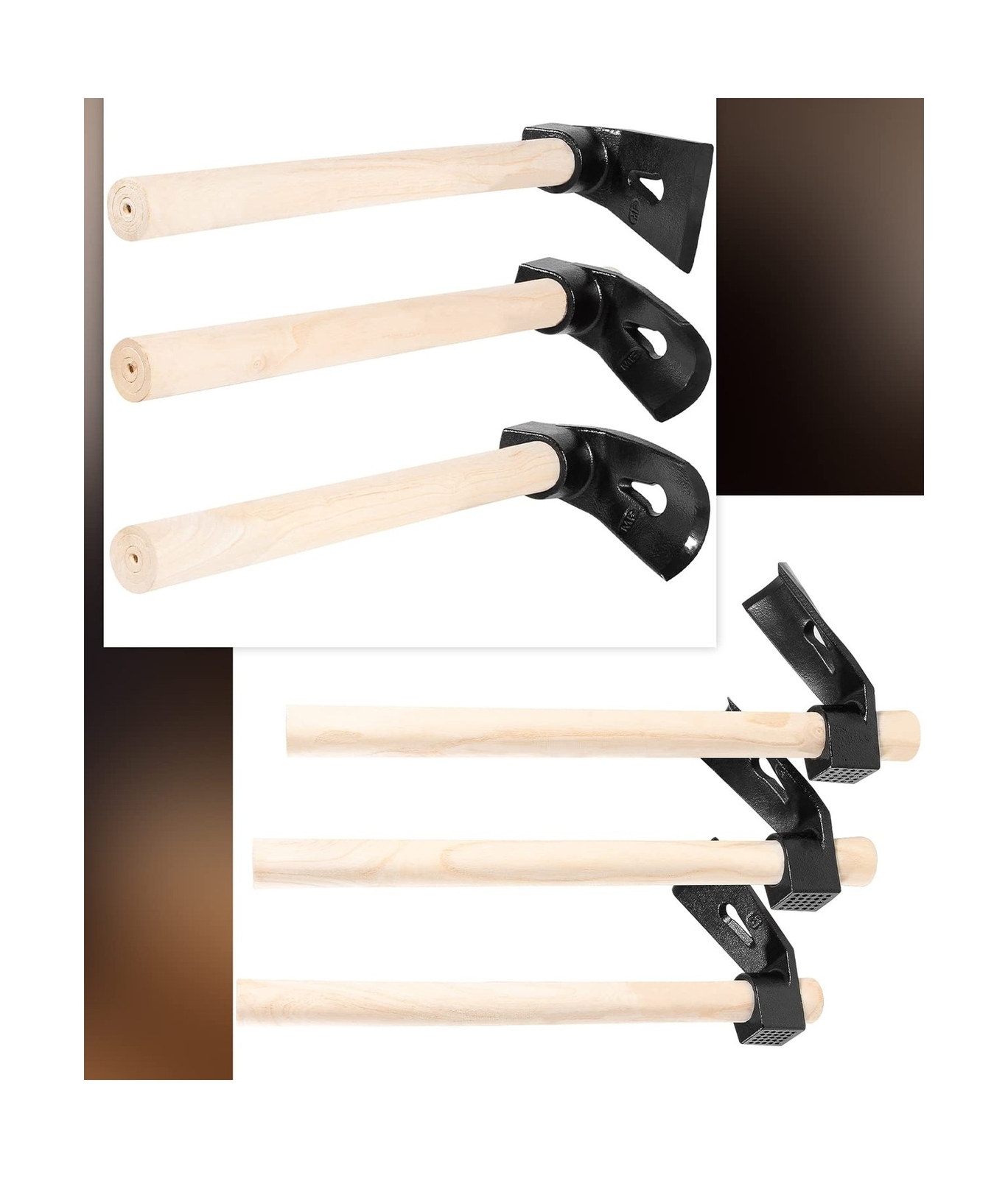 Woodworking Wood Carving Bowl Adze Tools Set Including Straight adze, Big Cur…