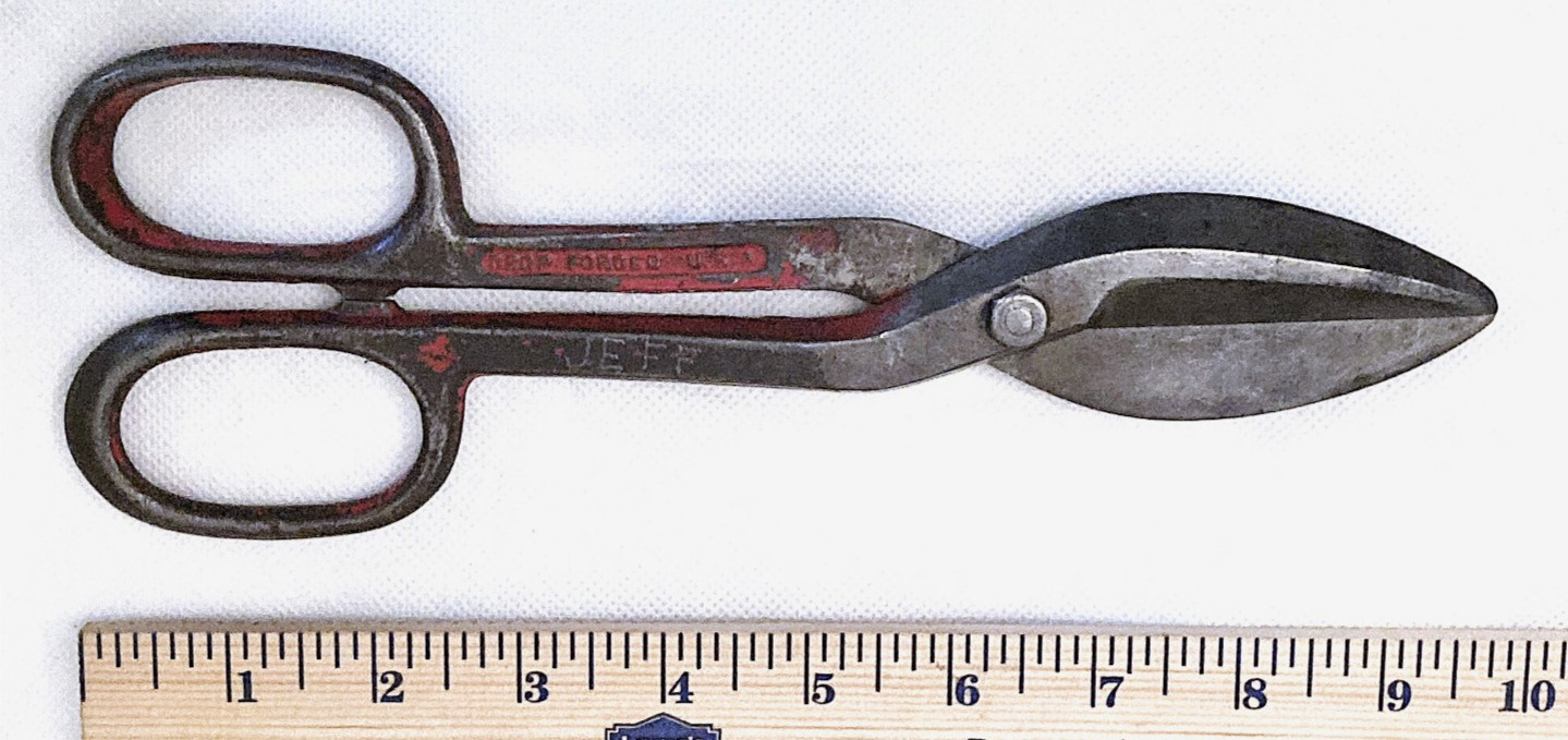 Vintage WISS A-11 ( 10″) Tin Snips Drop Forged Solid Steel AVIATION TOOL 10 inch