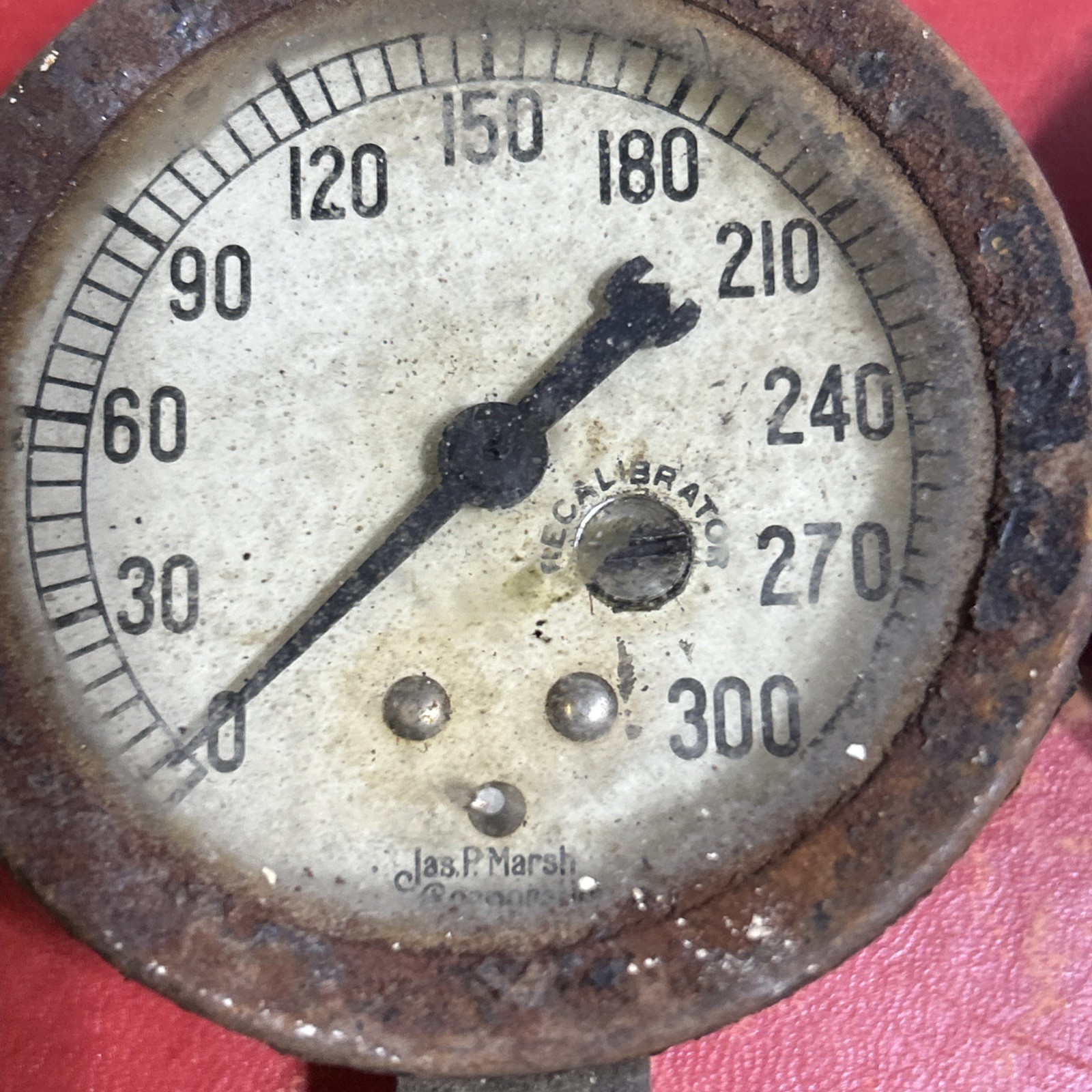 Vintage Jas P Marsh Co gauges & Fittings Mueller brass STEAMPUNK