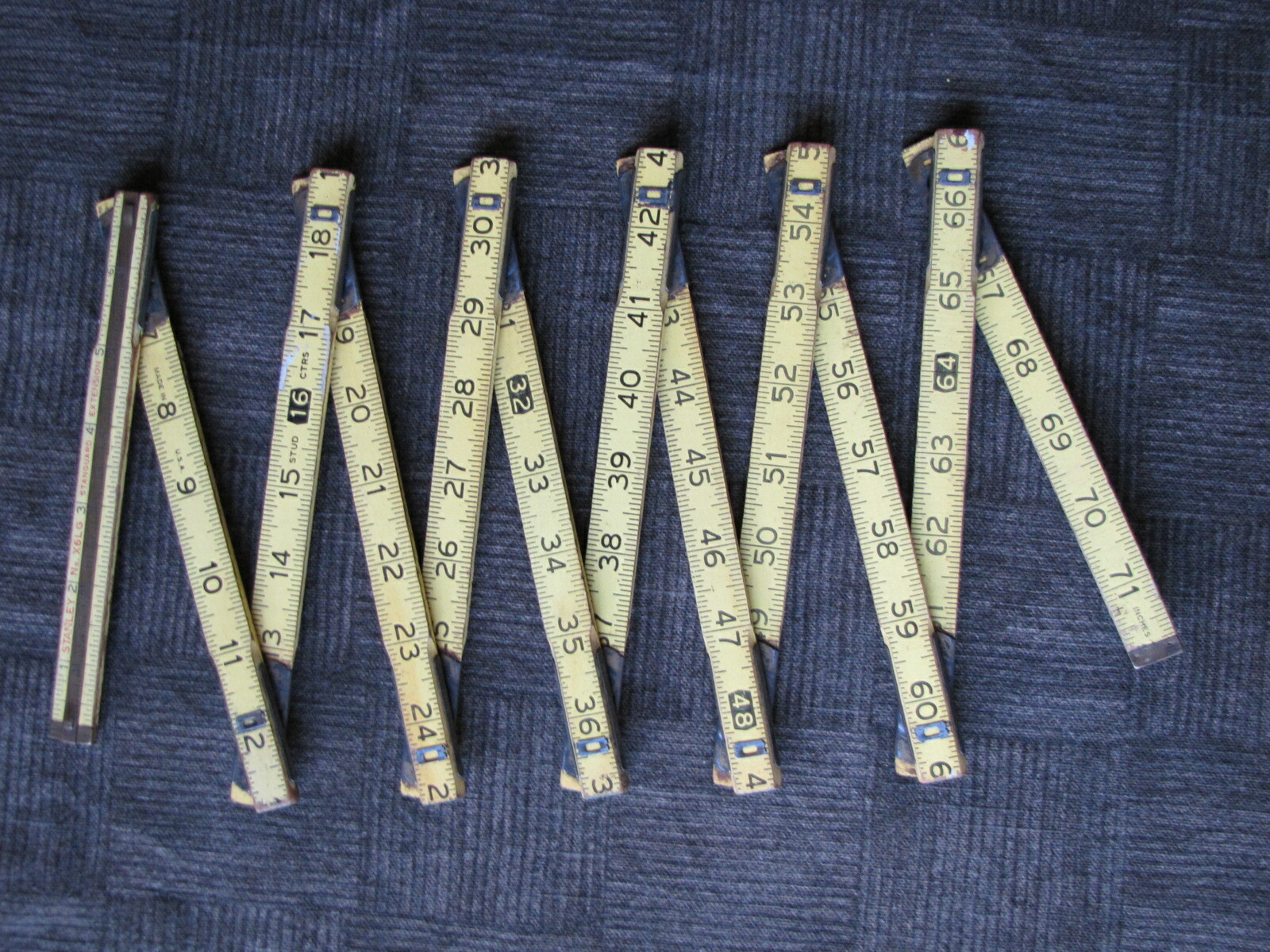 Stanley No.X6LG – with Metal STANGUARD EXTENSION Rule 72″ – Vintage USA