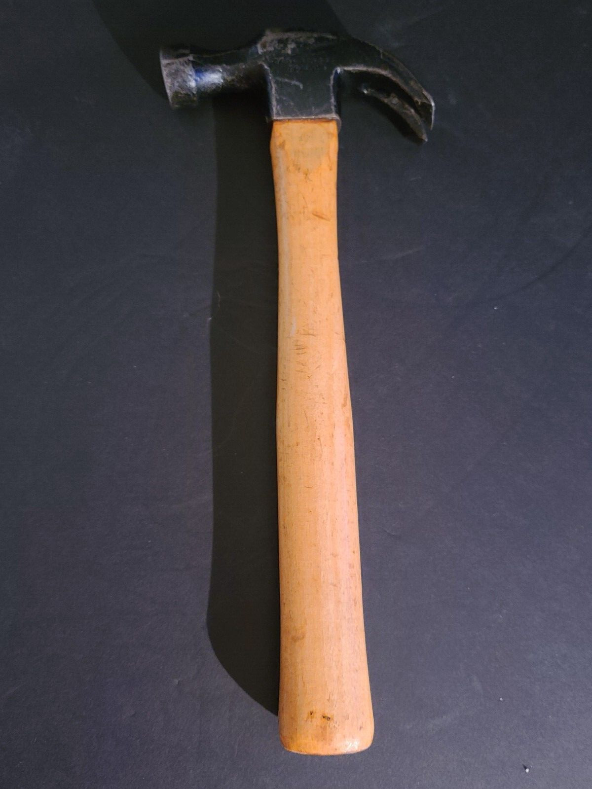 Vintage Drop Forged Hammer Made In Brazil Wooden Handle 12.5” Long