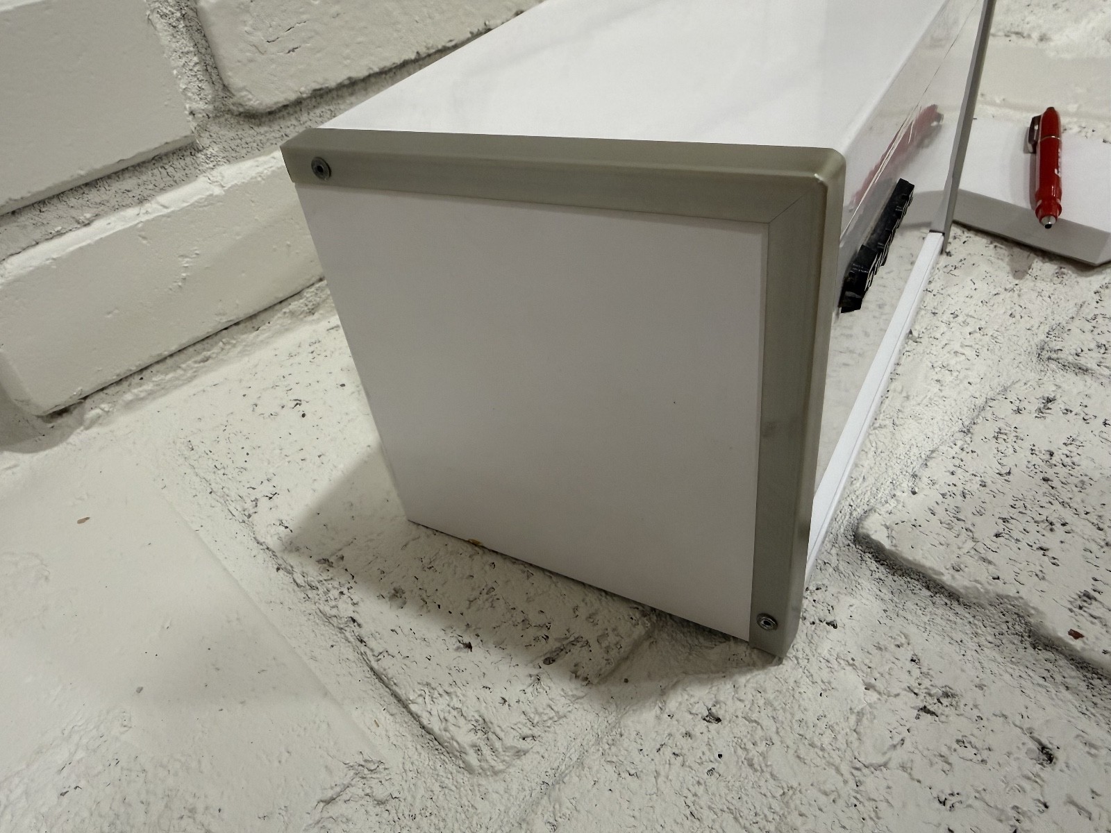 Snapon Tools Micro Mini Tool Box Index Card Holder Top Chest White 1990’s