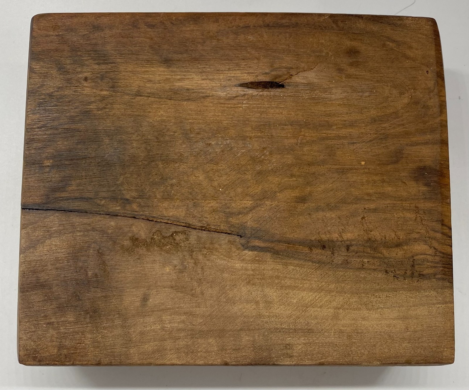Vintage Solid Wood Display Riser Block Chunky Rustic Plinth Pedestal 7.75″ x 6″