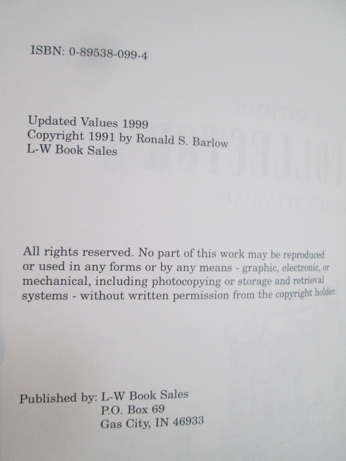 The Antique Tool Collector’s Guide to Value Ronald S. Barlow Paperback Book 1999