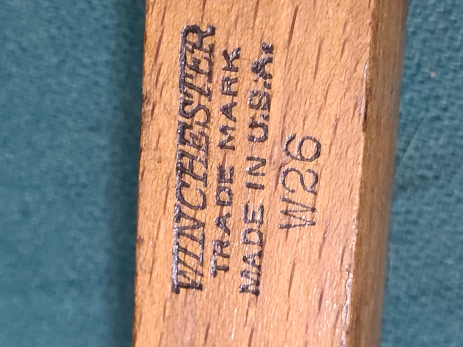 Vintage Winchester W26 Wooden Wood Marking Gauge w/ Label