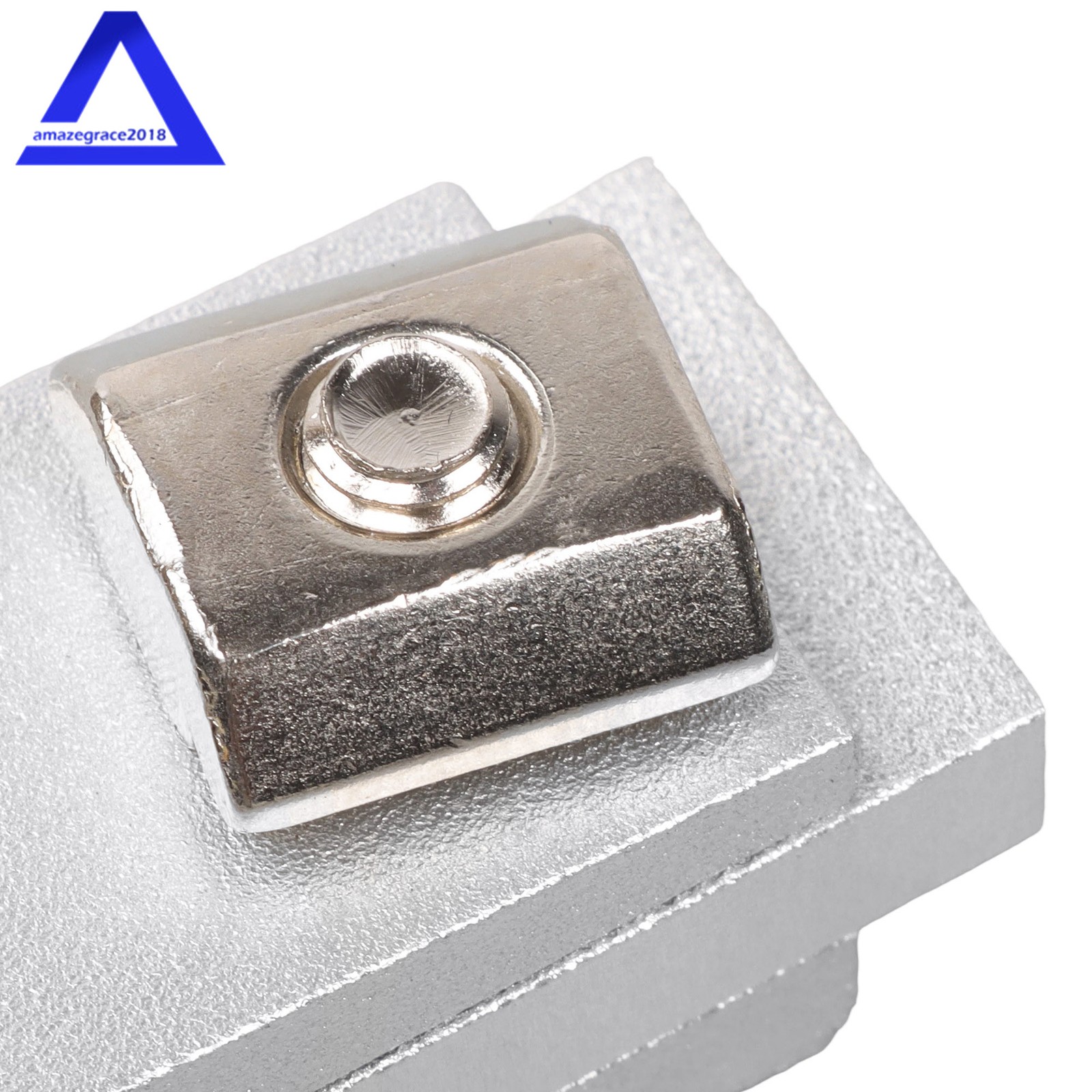 2PCS Upgrade CNC Router Vise Low Profile Aluminum Mini Vise Clamp 2.2″×0.9″×0.8″