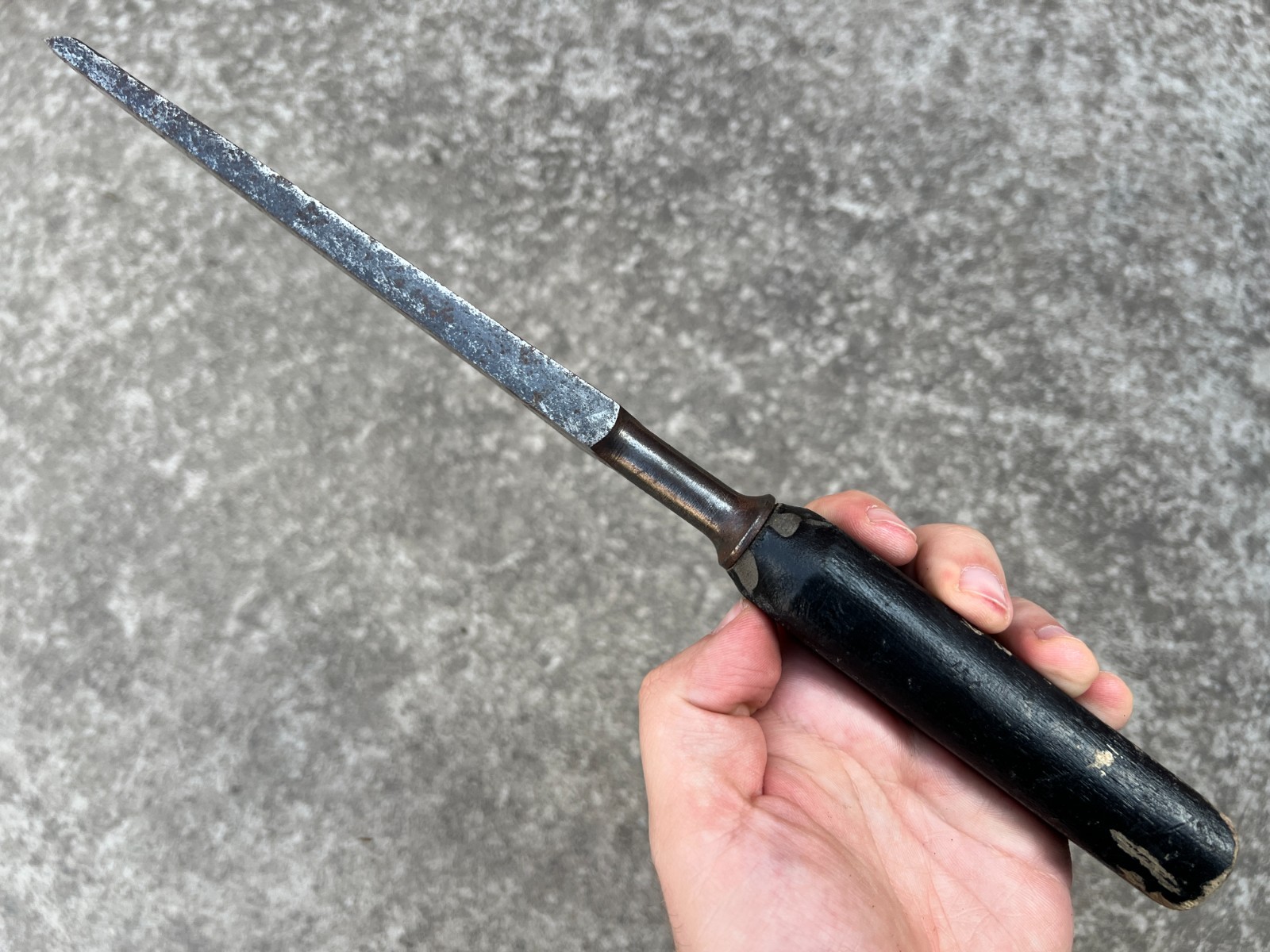 Vintage Wood Carving Chisel / Soviet Old Hand Tool / Made in USSR.
