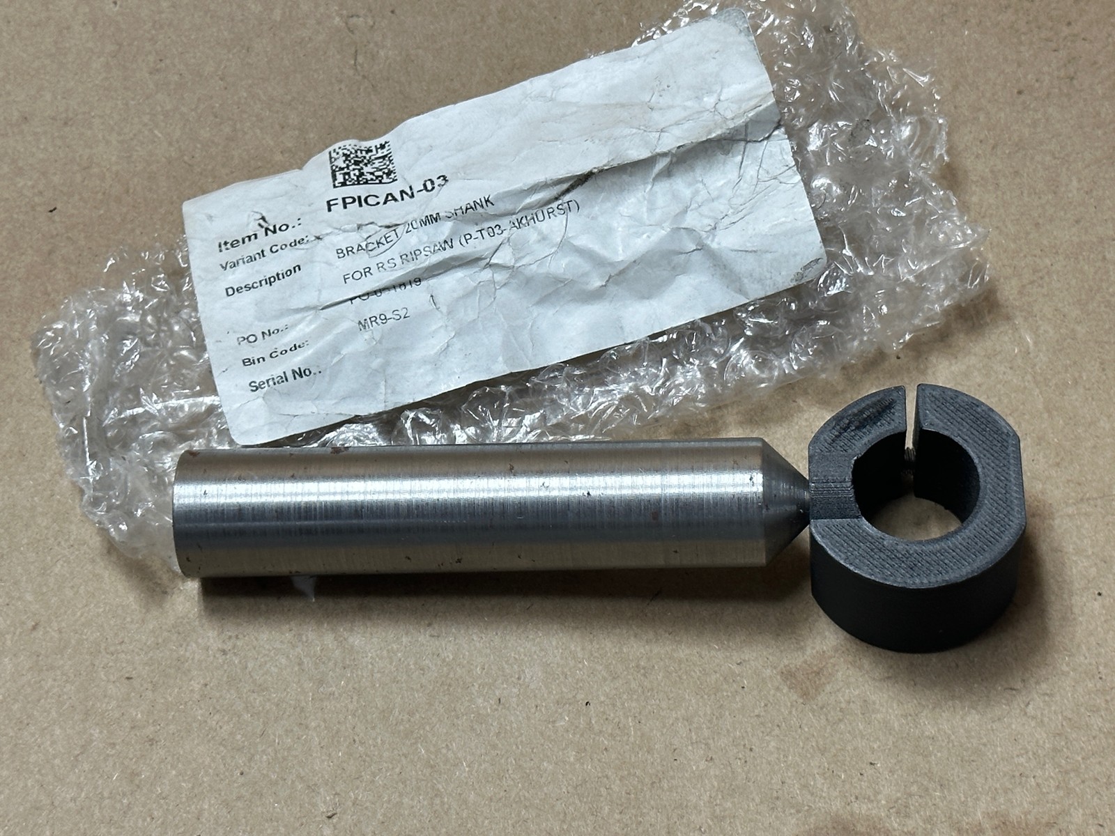 New Genuine AKHURST 20mm Shank Bracket for RS Cantek Rip Saw Laser Guide Mount