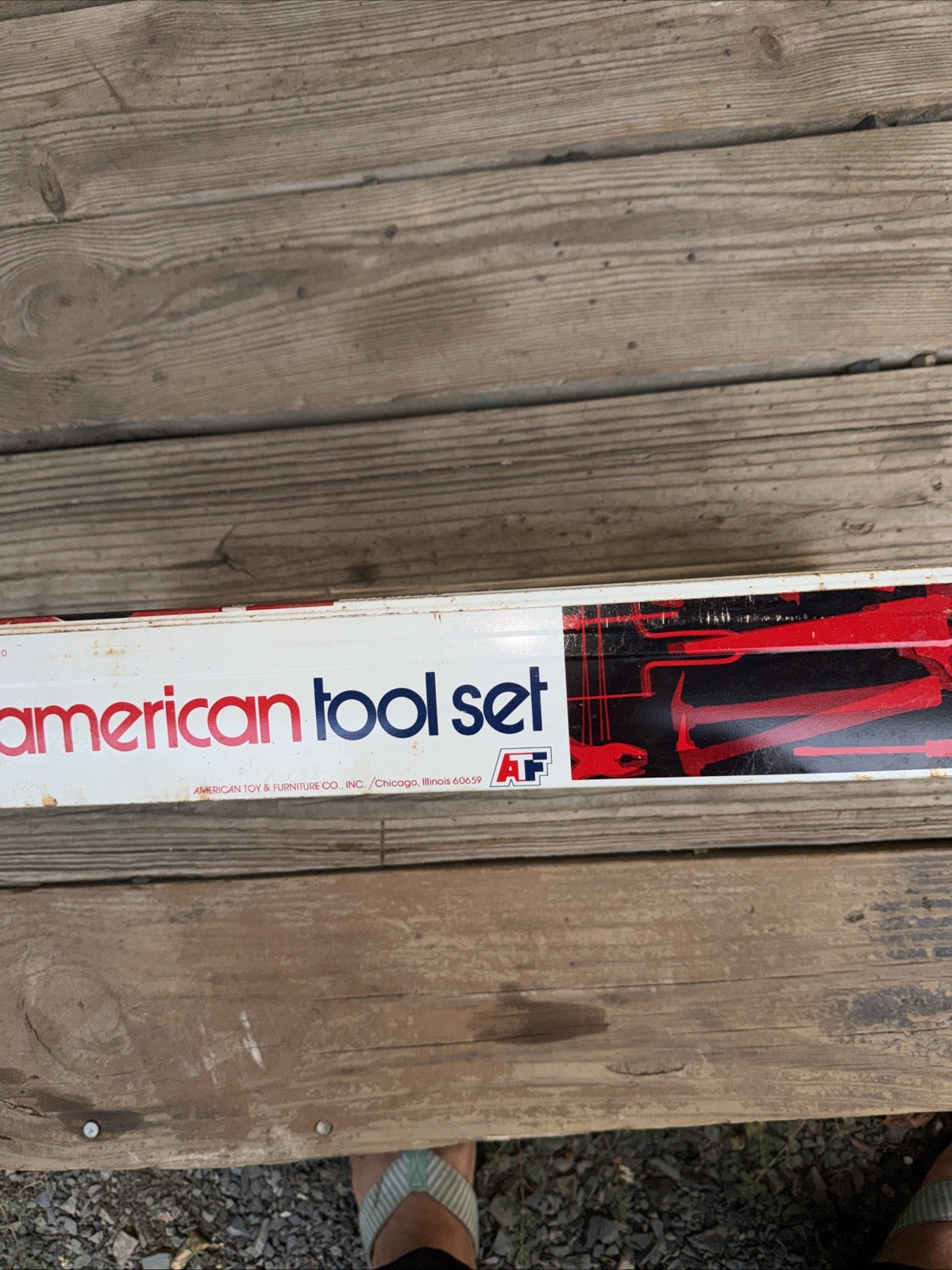 american tool set box vintage