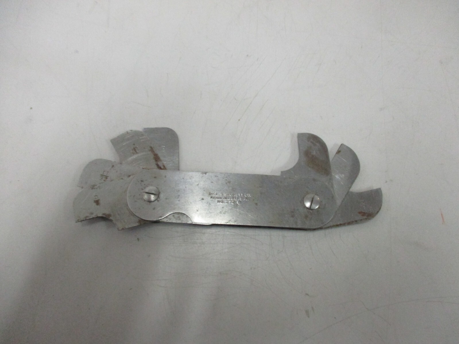 Vintage The L.S. Starrett Co. No. 272B Fillet or Radius Gage
