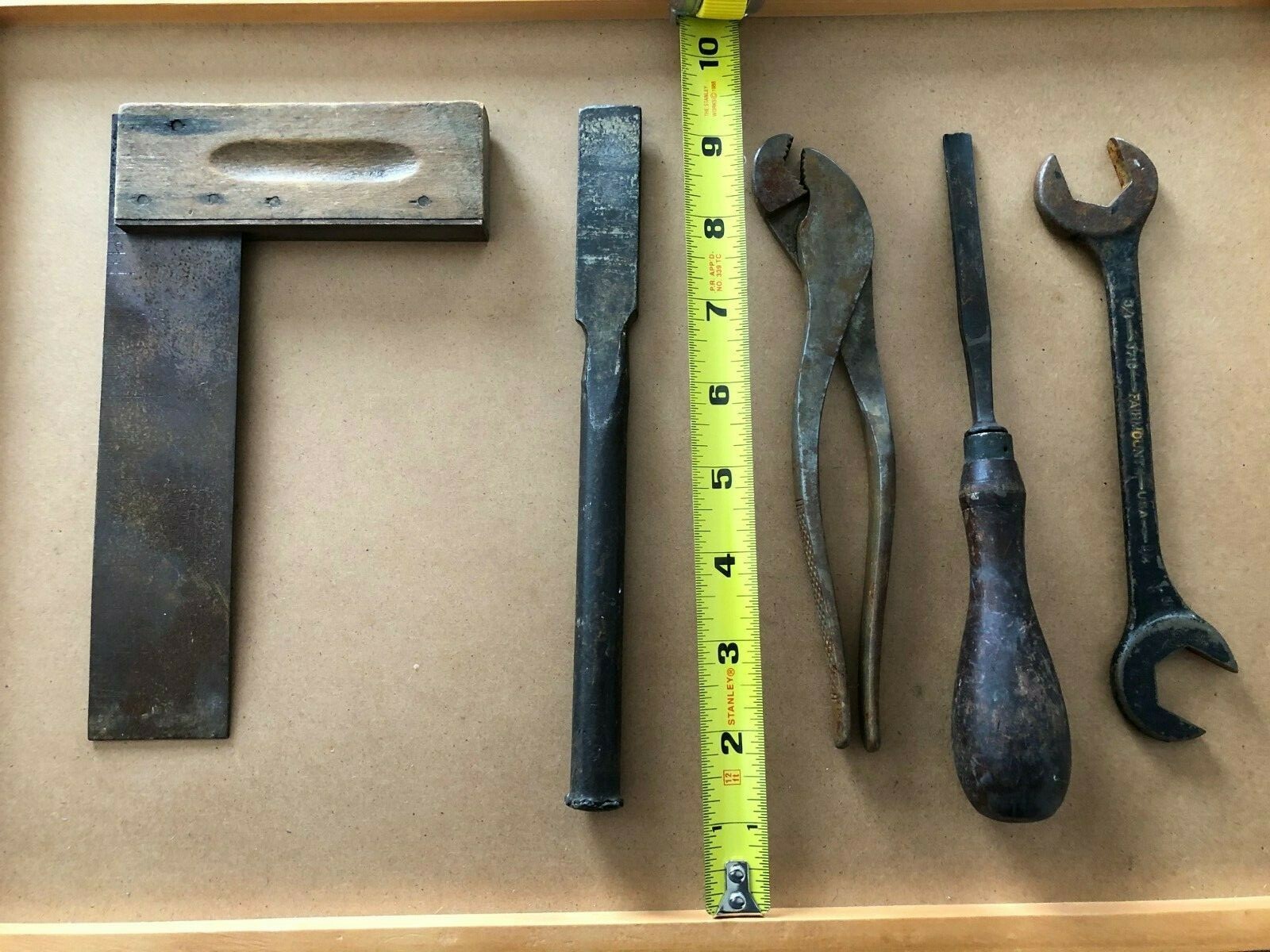 Vintage / Antique Tools – Fairmount Wrench / SOHACO Square / Boker / T. Shaw