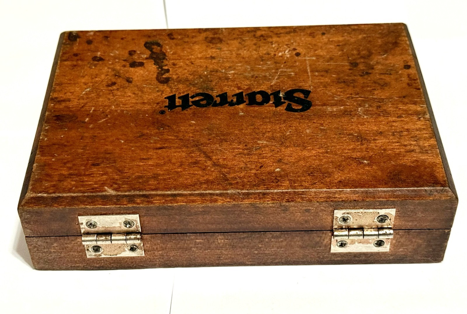 Vintage Starrett No. 384 Machinist Steel Parallels Set 4 Pairs (8 Pcs) Wood Case