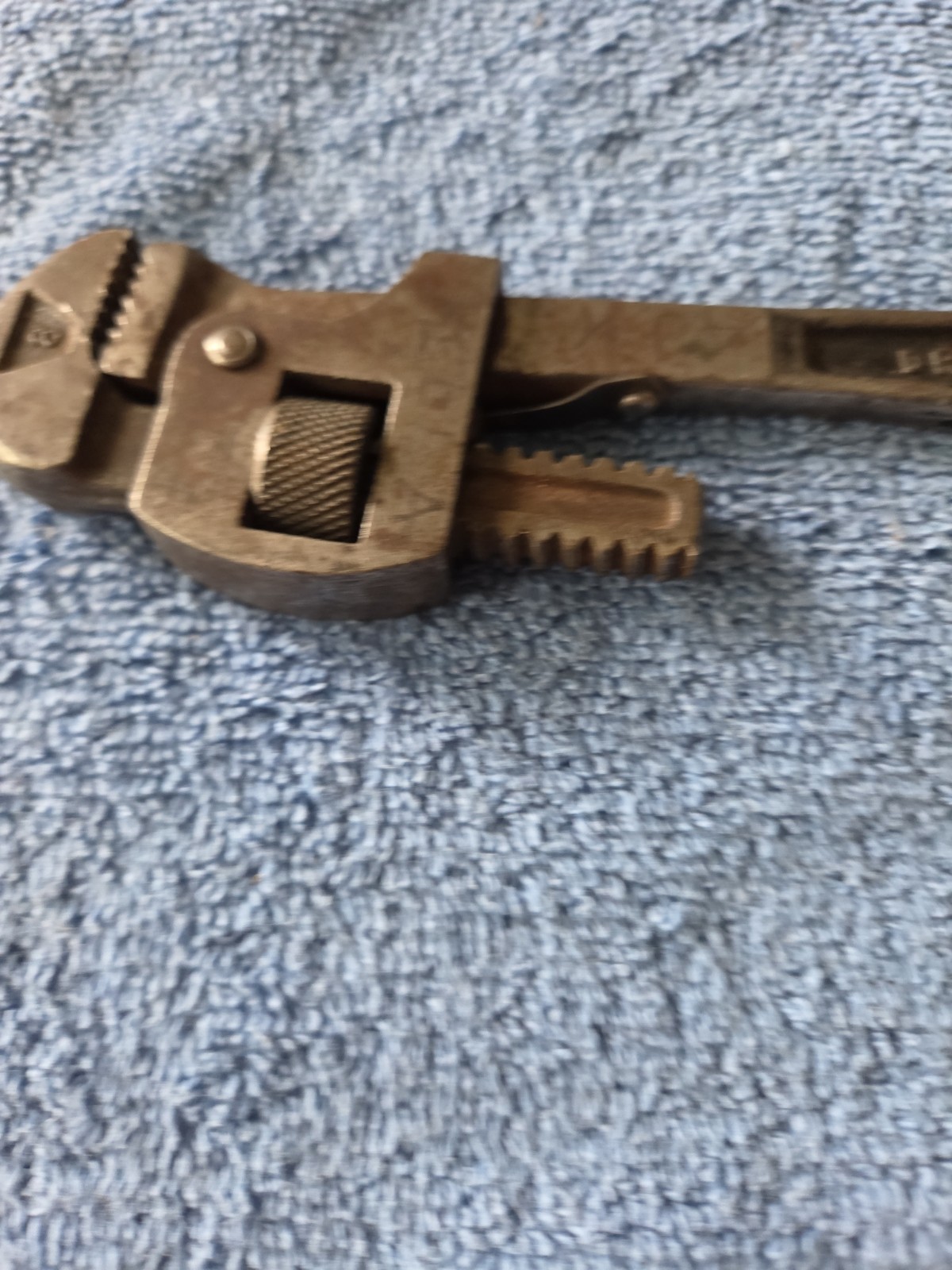 Vintage Drop Forged 7 Inch Adjustable Wrench Made In The USA