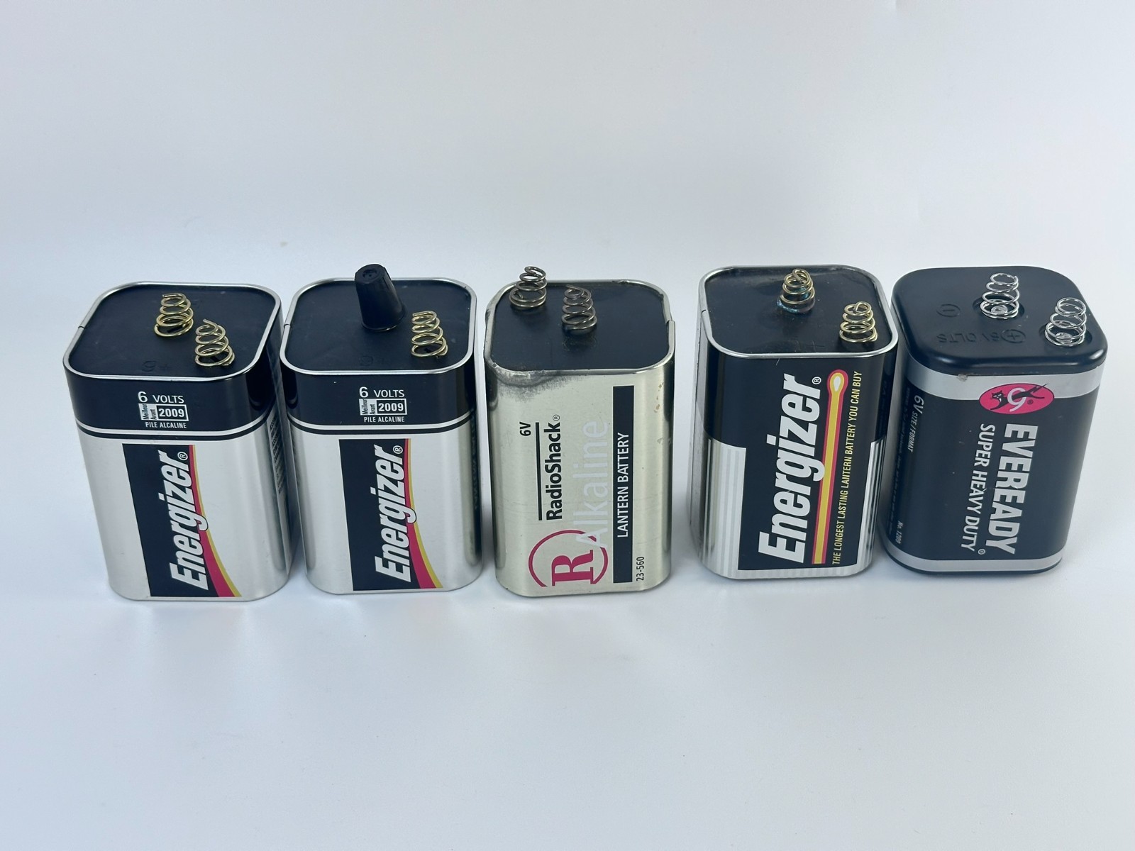 Lot 6 Old 6V Lantern Batteries NOT WORKING Display Only Energizer Eveready