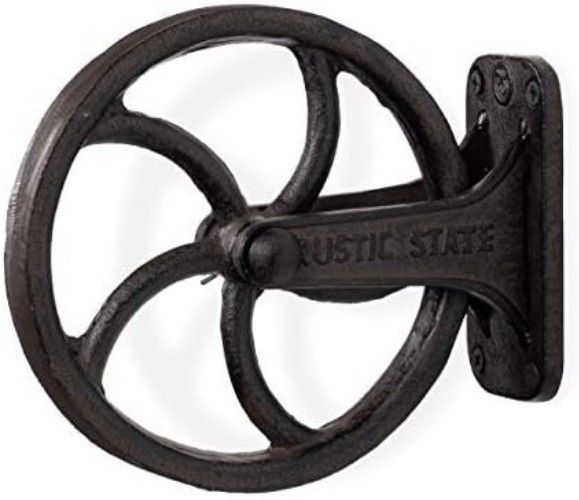 Industrial Cast Iron Pulley for Custom Make Rustic Lamp