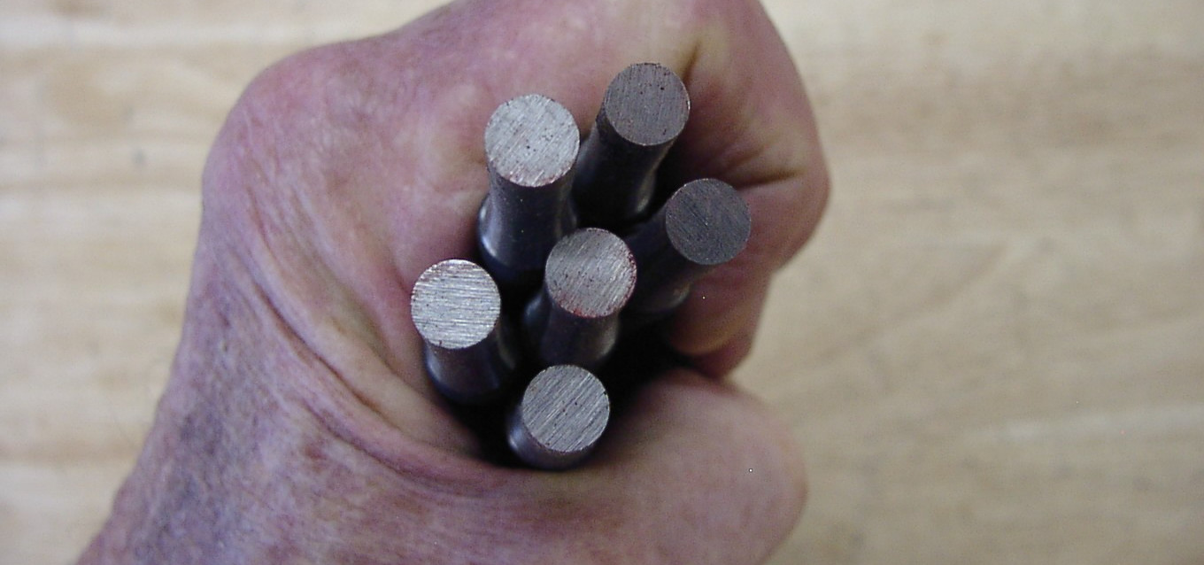 6 NOS UNUSED Starrett No. 565,5/16″ X 4″ Drive Pin Punches With Original Box