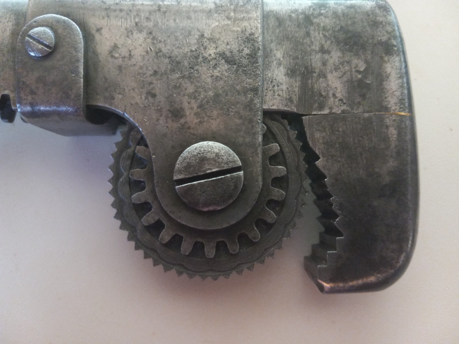 1907 Antique Craft 12 inch Roller Wrench by Craftsman Tool Co