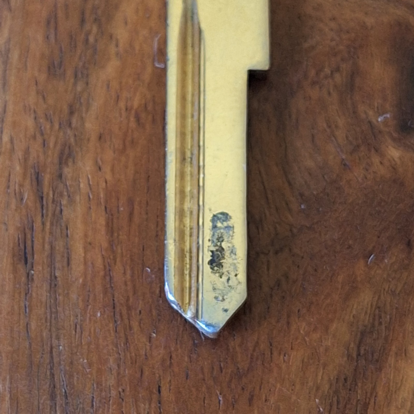 VTG 50s/60s Mercury Messenger Crest Gold Plated Uncut Blank Car Key Collectible