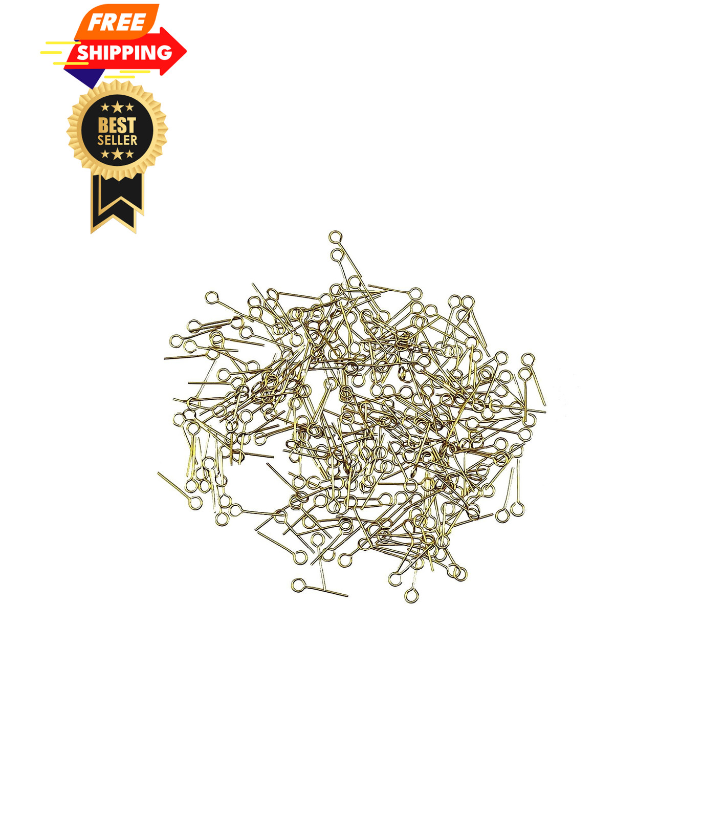 GAWEGM Ship Model Accessory – Brass Nails & Hooks for Wooden miniature, brass