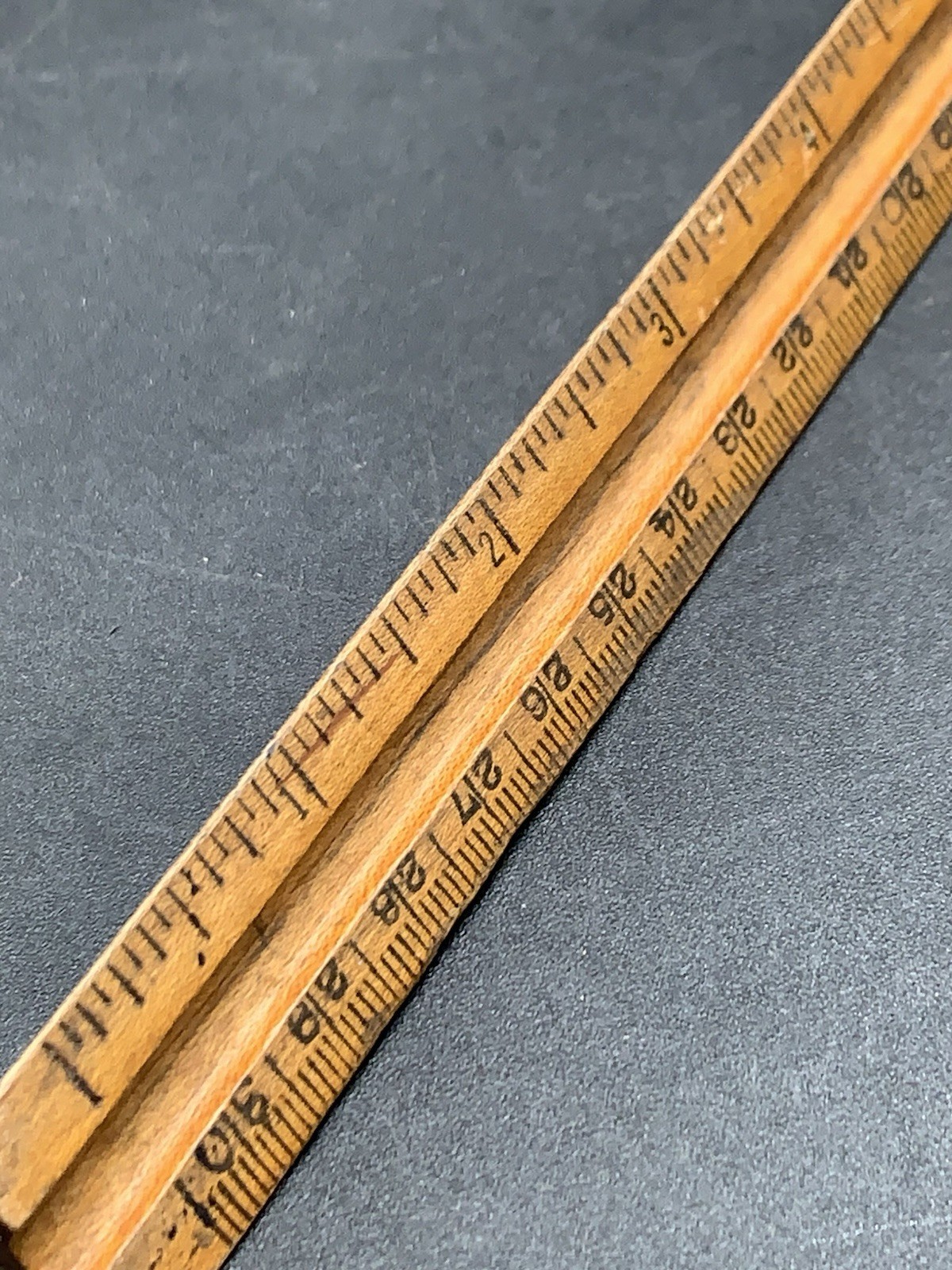 VTG Triangular Boxwood Scale Ruler 12” L X 3/4”w
