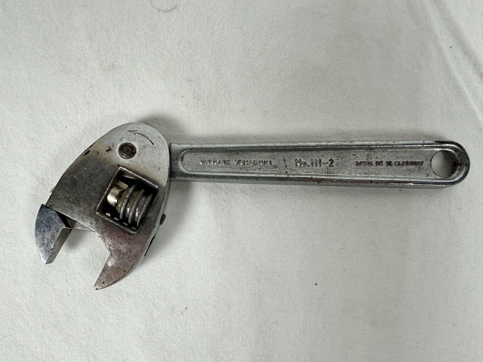 Bessey 7 Inch Adjustable Wrench No. 111-2 Made In W. Germany Vintage Used