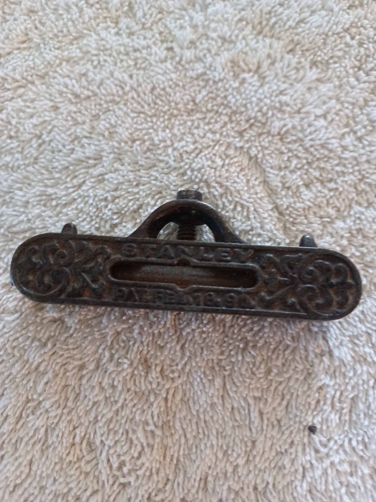 Vintage Stanley Pocket Ruler Level Pat. Feb.18 1890 – Woodworking Tool