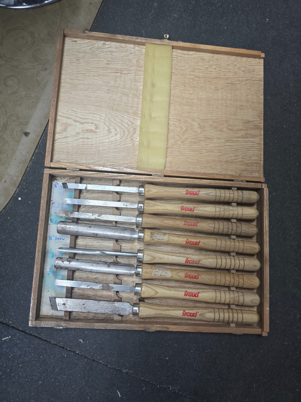 🛠️ Freud Professional Woodworking Turning Tools Set TT-108 – USED