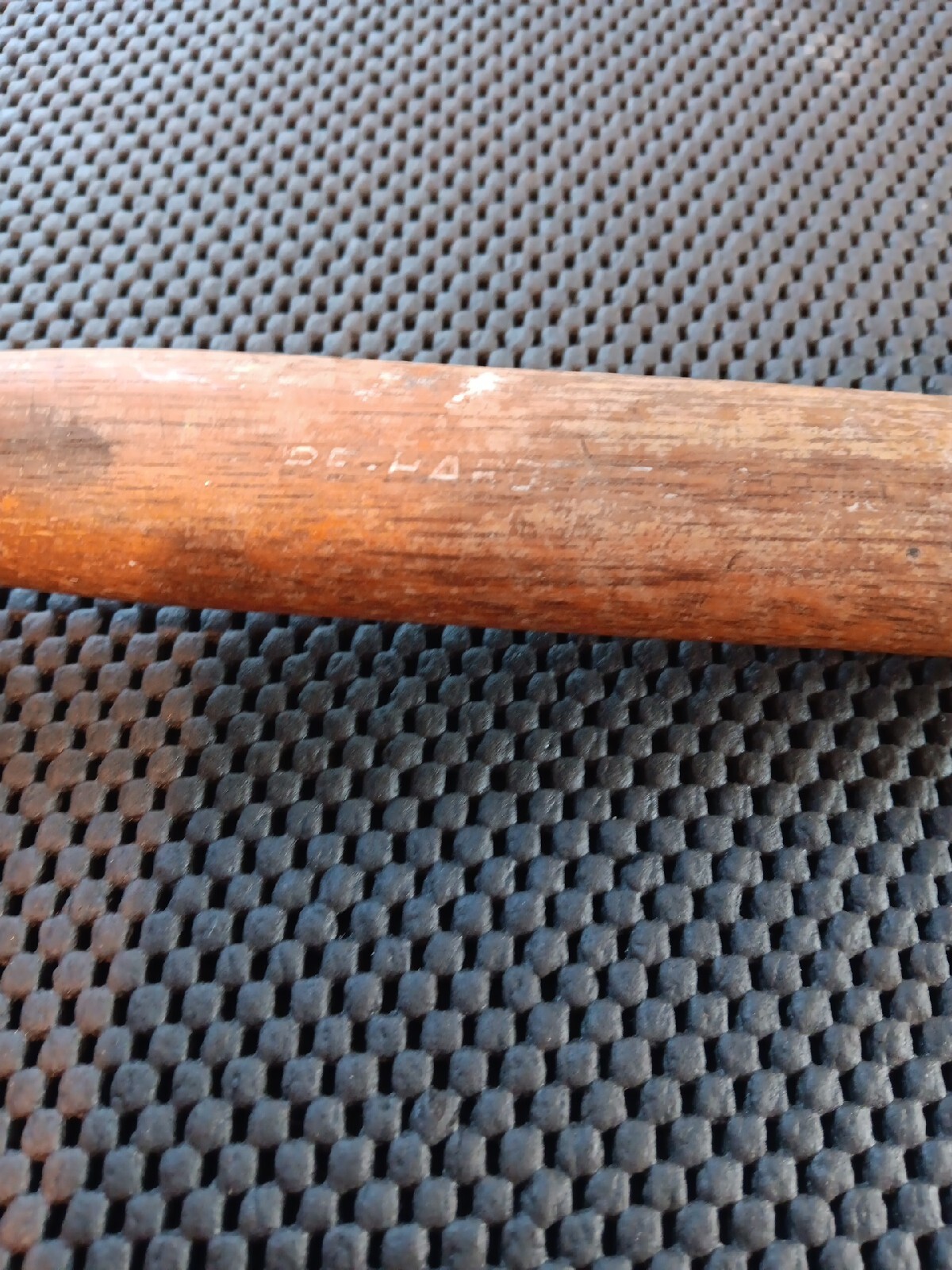 VINTAGE POWR-KRAFT TOOLS 20-OZ CURVED CLAWS HAMMER ORIGINAL WOOD HANDLE!