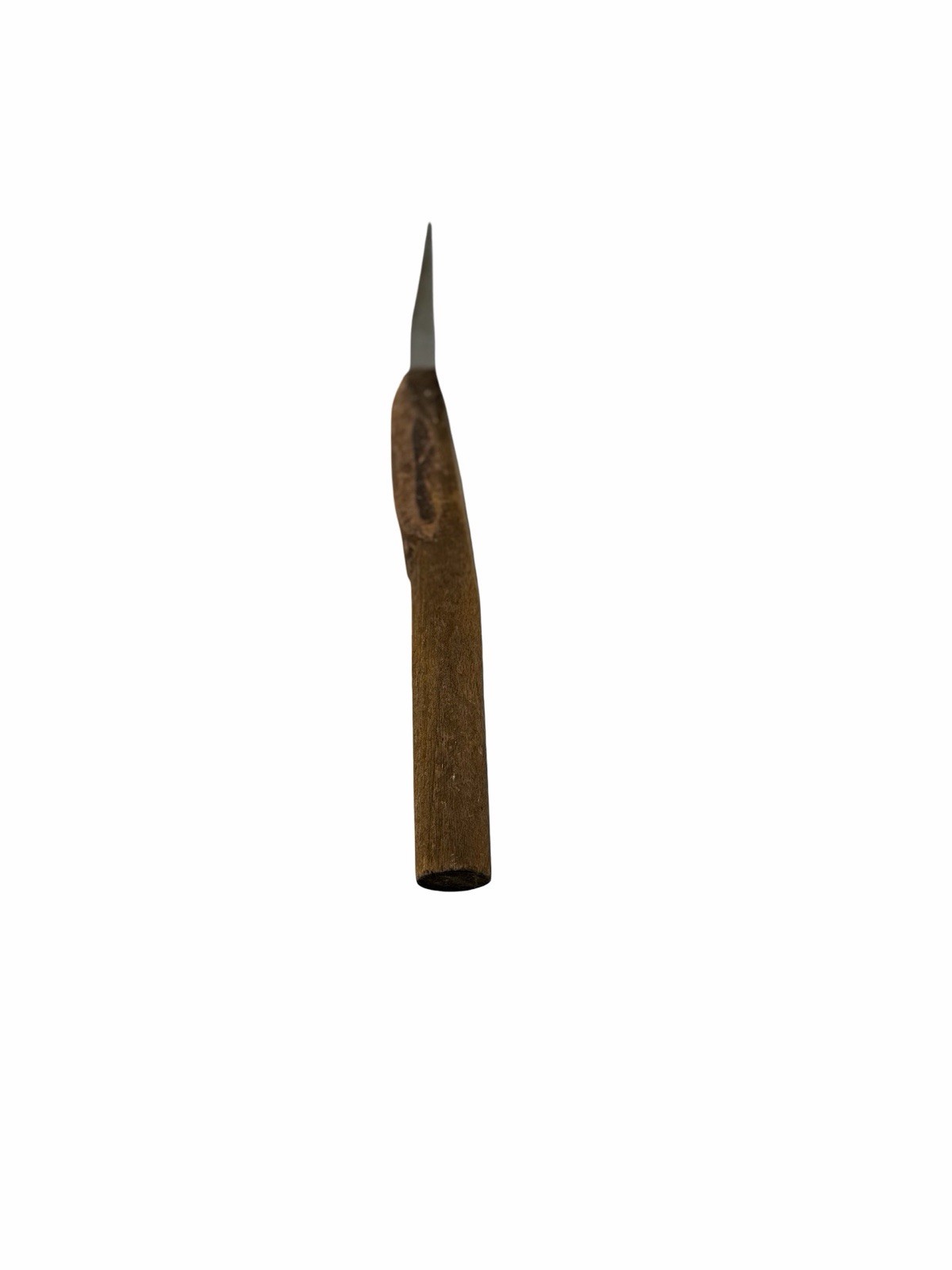 Vintage Hand Carved Wood Handle Detail Carving Knife Gouge Craft Tool 7”