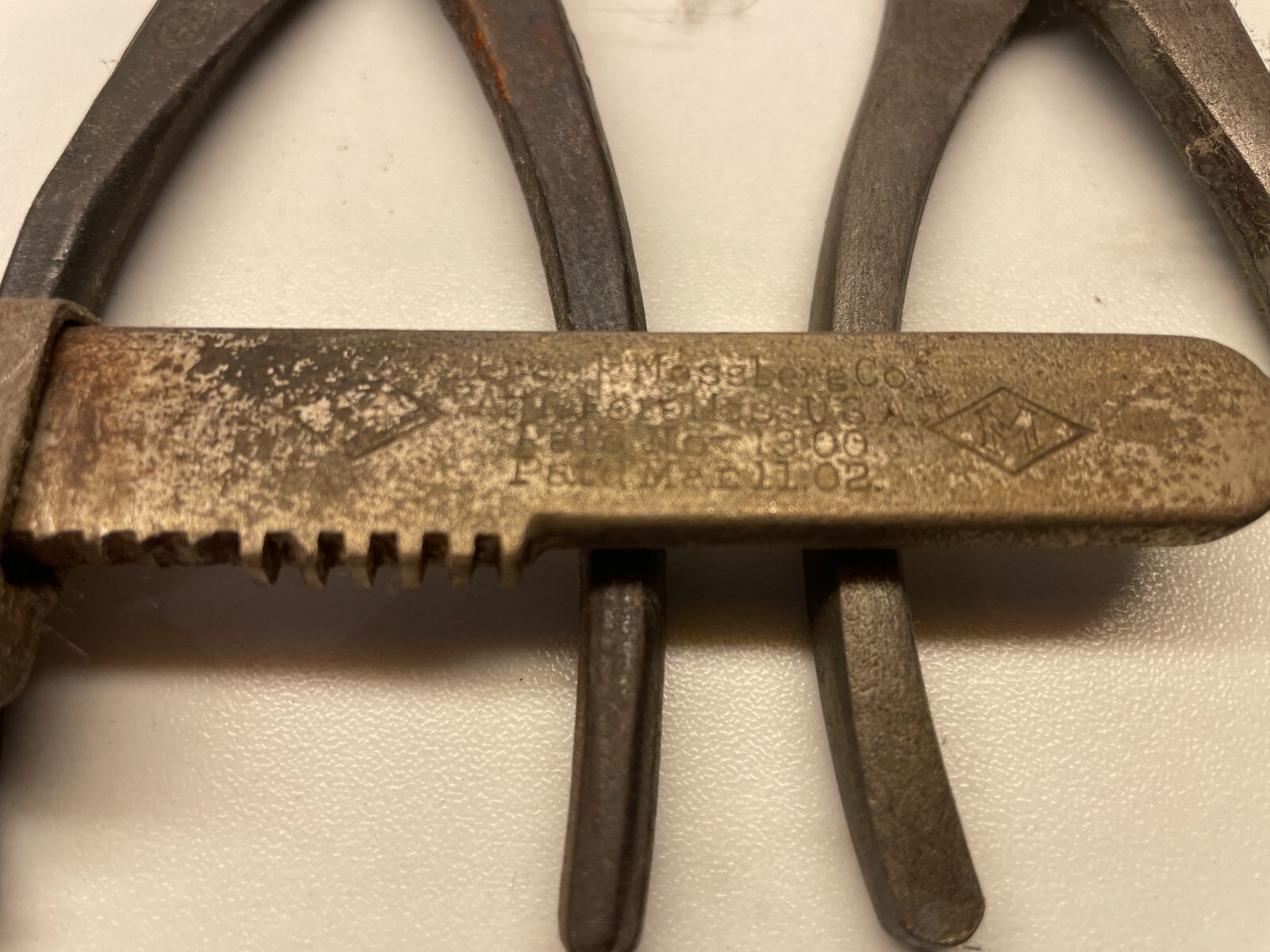 Lot of 3 Vintage slip joint Pliers Wrench Mossberg Diamond 11 McKaig & Hatch MH