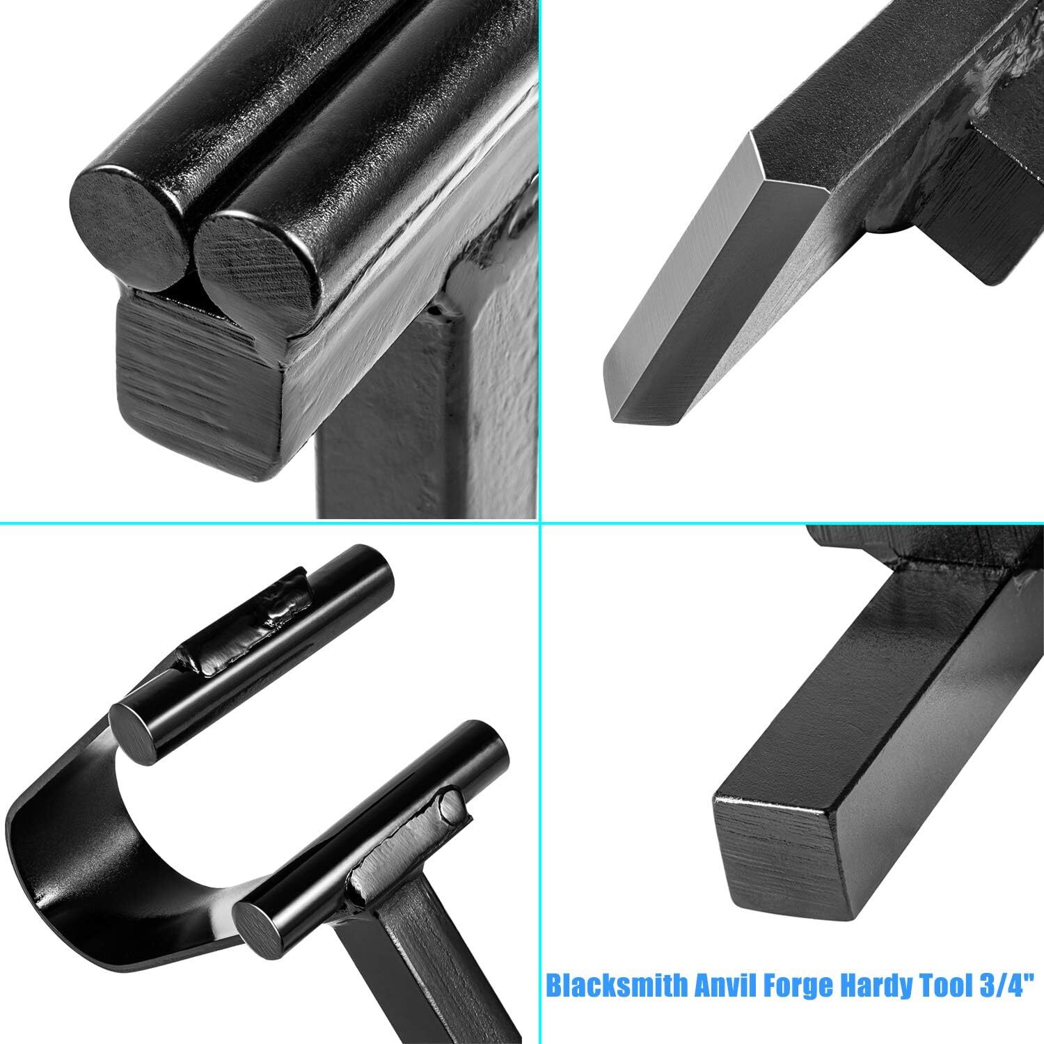 3PACK Anvil Hot Cut Tool, Creasing Stake Tool & Spring Fuller Hardy Tool (3/4″)