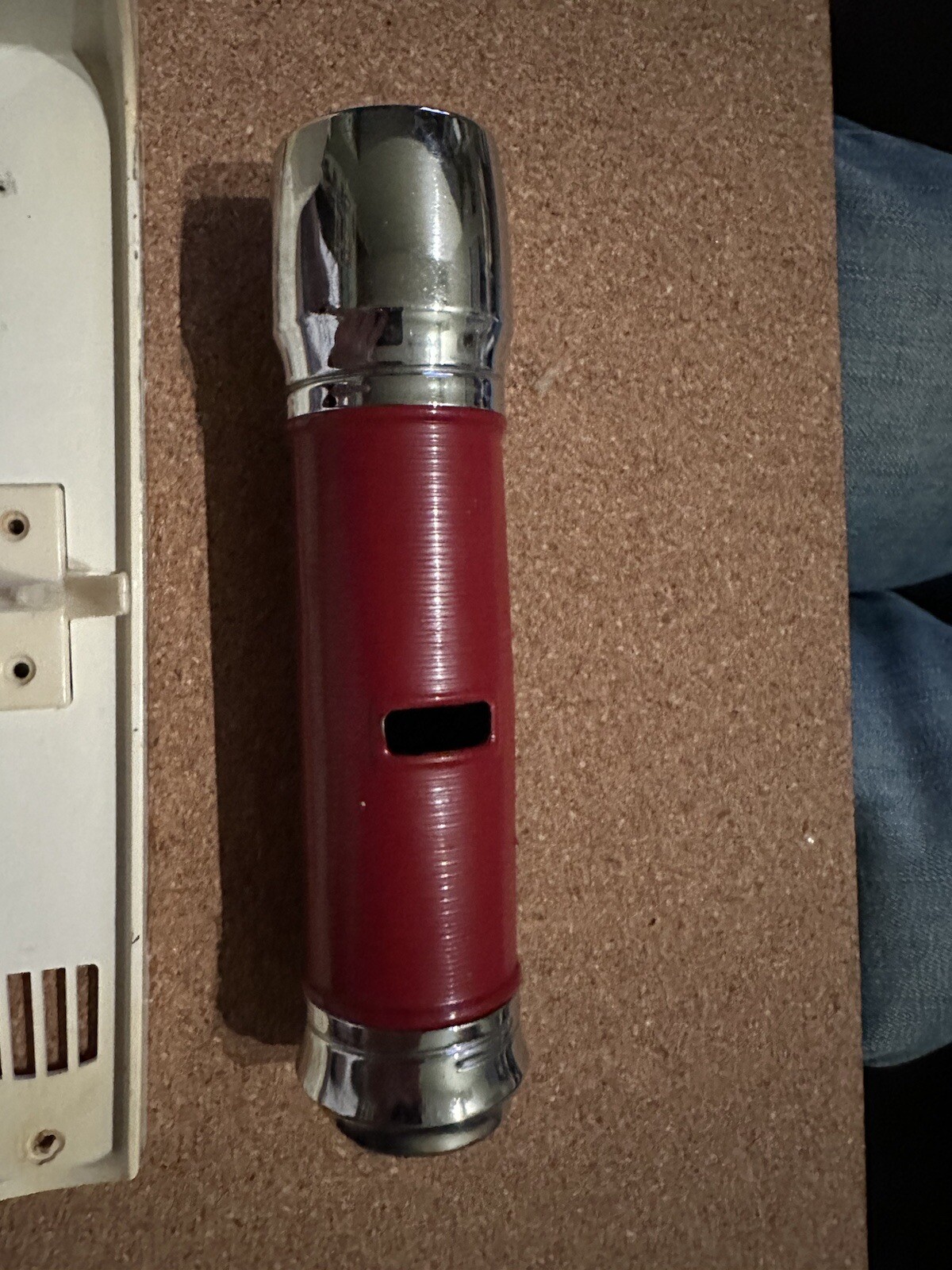 Vtg Japan Sunrise Red Emergency Light Flashlight NOS 2 D Batteries Wall Mount