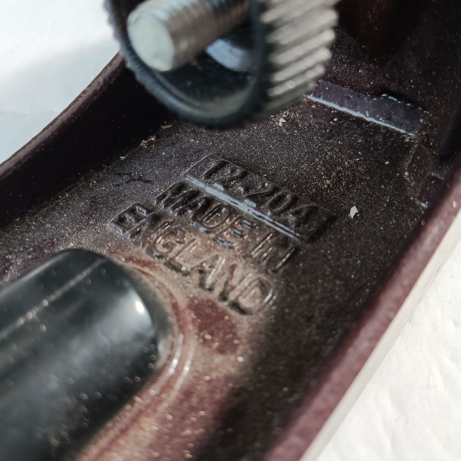 Vtg. Stanley 12-204 Stainless Steel Hand Planer (England) in Excellent Condition