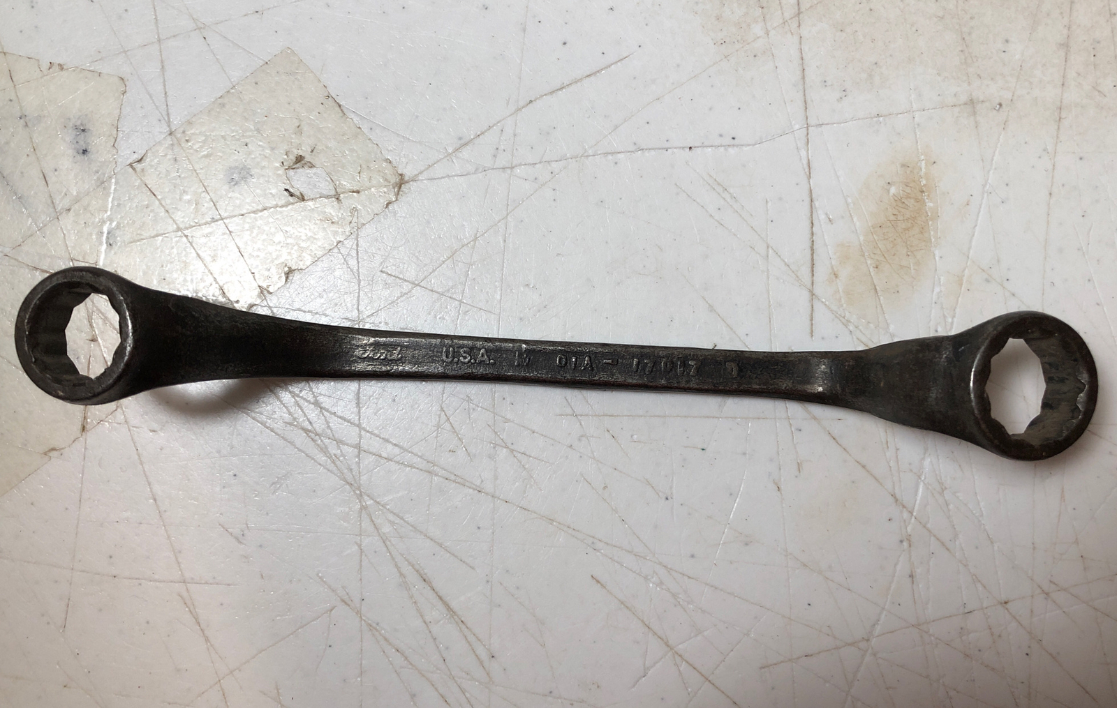VTG Ford | M 01A-17017 D | Offset Double Box End Wrench | USA | Fair Condition