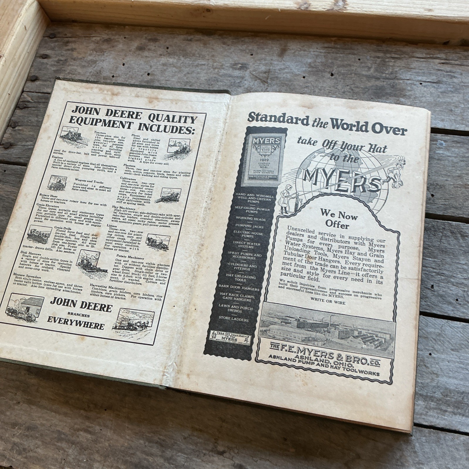 Antique 1929 Farm Implement News Catalog Buyer’s Guide advertising Reference