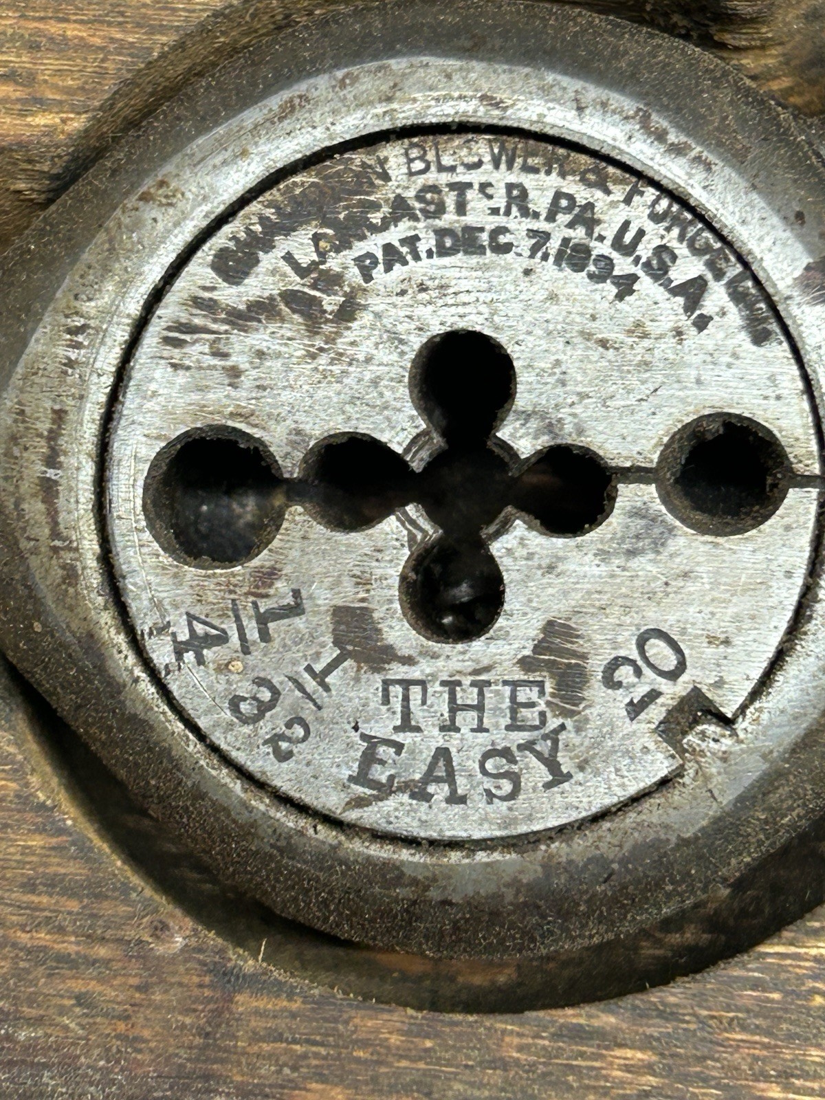 Vintage Tap & Die set ~Partial~ THE EASY ~ Champion Blower & Forge ~ w/ orig box