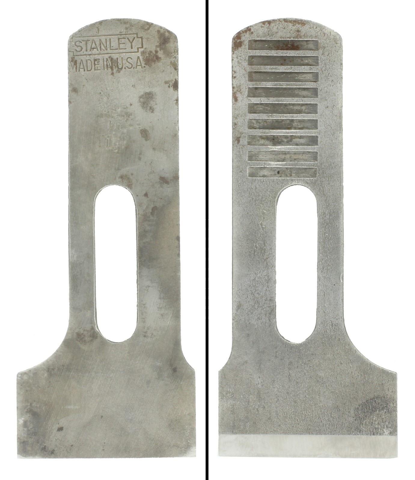 Orig. Notched Rectangle T.M. Iron for Stanley No. 78 Rabbet Plane – mjdtoolparts