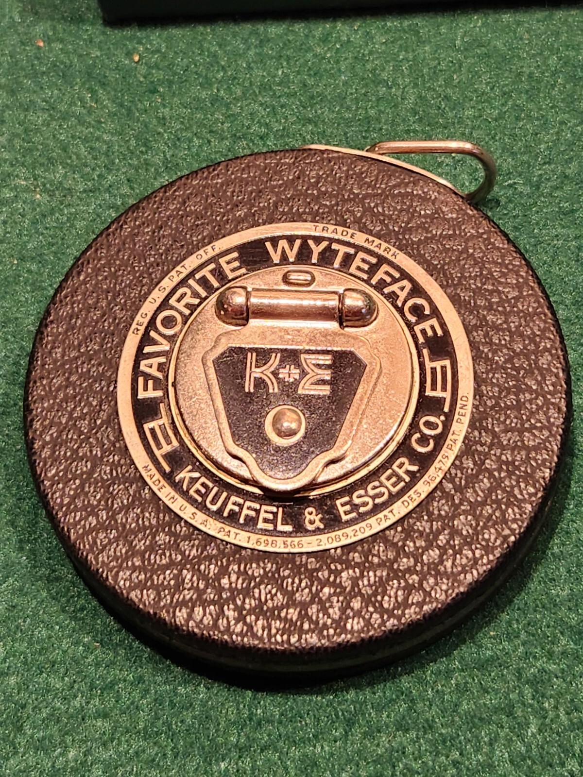 Vintage KEUFFEL & ESSER Favorite Wyteface steel tape 25 feet in box – NOS?